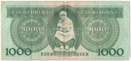 1983. november 10. 1000Ft "D 13759226" T:F középső hajtás mentén kis szakadások Adamo F45....