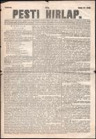 1848 Pesti Hírlap 94. sz., 1848. jun. 28. Szerk.: Csengeri Antal, Kemény Zsigmond. Bp., Landerer és Heckenast, hajtott, a széleken kis szakadásokkal, 599-602 p.