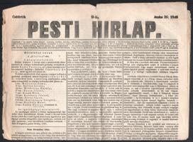 1848 Pesti Hírlap 94. sz., 1848. jun. 28. Szerk.: Csengeri Antal, Kemény Zsigmond. Bp., Landerer és ...
