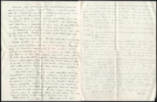 1926-29 Gombosi Ottó (1902-1955) zenetörténész, zenekritikus autográf sorai 3 db levélben és 2 db le...