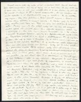 1926-29 Gombosi Ottó (1902-1955) zenetörténész, zenekritikus autográf sorai 3 db levélben és 2 db le...