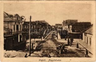 1919 Ungvár, Uzshorod, Uzhhorod, Uzhorod; Nagyhíd utca / street (EK)