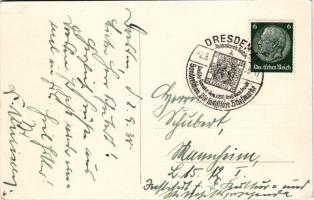 1938 Sachsen am Werk. Jahresschau 1938 in Dresden / NSDAP German Nazi Party propaganda exhibition, s...