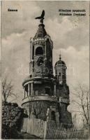 1921 Zimony, Semlin, Zemun; Millenium spomenik / emlékmű / monument (fl)