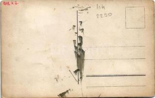 1909 Osztrák-magyar katonák Erzsébet királyné (Sissi) szobrával / Austro-Hungarian K.u.K. military, ...