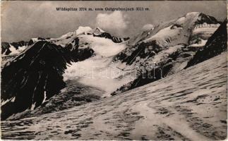 Wildspitze vom Oelgrubenjoch. Bromezüst-imitátió Drotleff Józs. nagyszebeni műintézetének készítménye (EK)