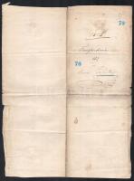 1853 Pásztó, Dankó János plábános által aláír anyakönyvi kivonat viaszpecséttel, szignettával