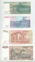 Jugoszlávia 1993. október 5000D - 50.000.000.000D (9xklf) T:XF-F
Yugoslavia 1993. Oct. 5000 Dinara ...