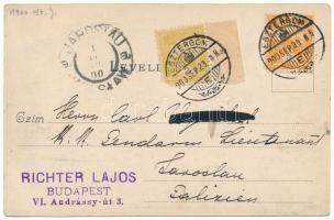 1900 Kovácspatak, Kovacov; Helemba sziget, kikötő, vasúti sínek / island, port, railway tracks