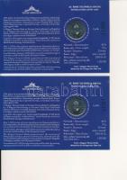 2004. 50Ft Cu-Ni "Uniós csatlakozás" (2x) elsőnapi veret, sorszámozott, sorszámkövető emlé...