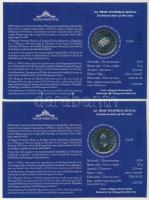 2004. 50Ft Cu-Ni "Uniós csatlakozás" (2x) elsőnapi veret, sorszámozott, sorszámkövető emlé...