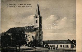 1938 Kéménd, Kamendin, Kamenin; Római katolikus templom / church (EK)