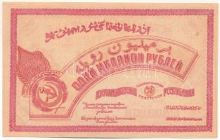 Orosz Polgárháború / Transzkaukázia / Azerbajdzsáni Szocialista Szovjet Köztársaság 1922. 1.000.000R T:AU,XF hajtatlan Russian Civil War / Transcaucasia / Soviet Socialist Republic of Azerbaijan 1922. 1.000.000 Rubles C:AU,XF unfolded Krause P# S719