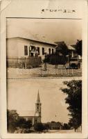 1938 Kéménd, Kamendin, Kamenin; Római katolikus templom, üzlet, atuó / church, shop, automobile. photo (EK)