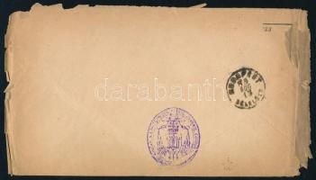 1885 Hivatalos előnyomott boríték "ESZTERGOM" - Budapest