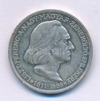 1936. 2P Ag "Liszt Ferenc" T:AU,XF patina, kis ph. Adamo P7.3