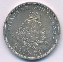 1936. 2P Ag "Liszt Ferenc" T:AU,XF patina
Adamo P7.3