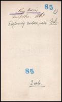 1868 Kunszentmiklós Bajnóczy Sándor plébános által aláírt és viaszpecsétes anyakönyvi kivonat. 