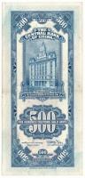 Kína 1930. 500CGU T:F szép papír
China 1930. 500 Custons Gold Units C:F fine paper
Krause P#332