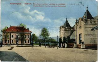 1912 Esztergom-Tábor, Törzstiszti pavilon, kávéház és vendéglő. Kaufmann Ferenc kiadása