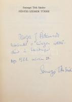 Somogyi Tóth Sándor: Fényes szemek tükre. DEDIKÁLT! Bp., 1984, Magvető. Kiadói egészvászon-kötés, ki...