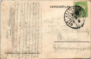 1914 Esztergom-Tábor, Cs. és kir. gyakorló tábor. Kaufmann Ferenc kiadása / K.u.k. Übungslager (fels...