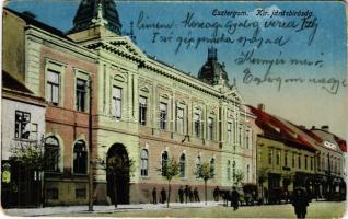 1920 Esztergom, Királyi Járásbíróság (kopott sarkak / worn corners)