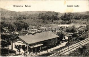 1929 Piliscsaba-Tábor, Északi részlet, vasútállomás. Állomási tőzsde kiadása (fl)