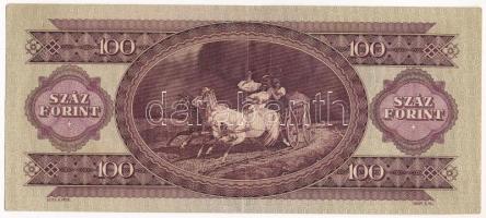 1957. 100Ft "B452 009261" T:F szép papír 
Adamo F29