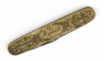 1948 Petőfi centenáriumi év bicska, h: 10 cm