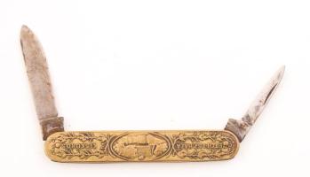 1948 Petőfi centenáriumi év bicska, h: 10 cm