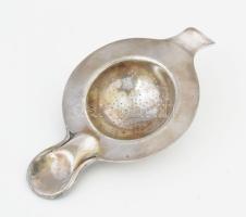 Christofle ezüstözött filterszűrő, jelzett, h: 17 cm