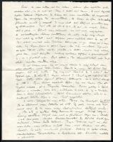 1929 Gombosi Ottó (1902-1955) zenetörténész, zenekritikus autográf sorai 5 db levélben Seiber Mária ...