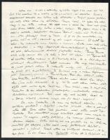 1929 Gombosi Ottó (1902-1955) zenetörténész, zenekritikus autográf sorai össz. 5 db levélben Seiber ...