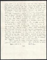 1929 Gombosi Ottó (1902-1955) zenetörténész, zenekritikus autográf sorai össz. 5 db levélben Seiber ...