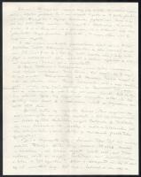 1929 Gombosi Ottó (1902-1955) zenetörténész, zenekritikus autográf sorai össz. 5 db levélben Seiber ...