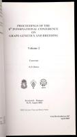 Proceedings of the Eighth International Conference on Grape Genetics and Breeding. Volume I-II. Szer...