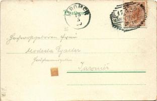 1899 (Vorläufer) Heinerich - mir graut vor Dir! / marriage humour, drunk husband. litho (EB)