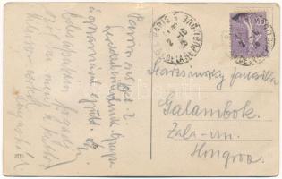 1925 Fatty, fat man humour, textile (kis szakadás / small tear)