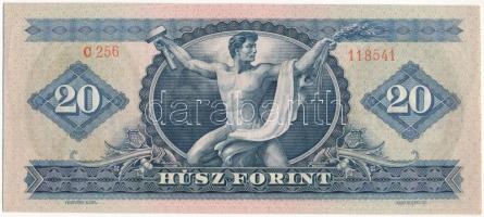 1969. 20Ft "C 256 118541" T:F szép papír Adamo F15