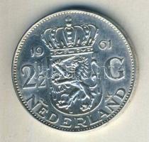 Hollandia 1961. 2 1/2G Ag "Julianna" T:2