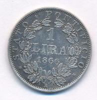 Vatikán / Pápai Állam 1866R 1L Ag T:AU-XF patina
Vatican City / Papal States 1866R 1 Lira Ag C:AU-X...