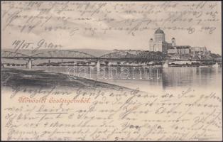 1899 (Vorläufer) Esztergom, Bazilika, híd