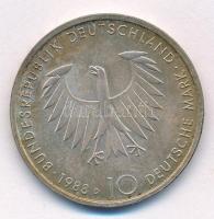 Német Szövetségi Köztársaság 1988D 10M Ag "Arthur Schopenhauer" T:AU patina
Federal Repub...