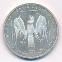 Német Szövetségi Köztársaság 1990J 10M Ag "800 éves a Német Lovagrend" T:AU patina
Federa...
