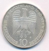 NSZK 1990F 10M Ag "I. Barbarossa Frigyes" T:AU karc, patina
FRG 1990F 10 Mark Ag "Fr...