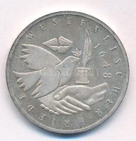 Németország 1998J 10M Ag "300. évfordulója a 30 éves háborúnak és vesztfáliai békének" T:AU patina Germany 1998J 10 Mark Ag "300th Anniversary end of 30 Years War - Peace of Westphalia" C:AU patina Krause KM#191