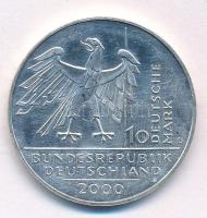 Németország 2000D 10M Ag "Az újraegyesítés 10. évfordulója" T:UNC,AU
Germany 2000D 10 Mar...