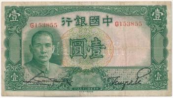 Kína 1936. 1Y "Bank of China" T:F
China 1936. 1 Yuan "Bank of China" C:F
Kraus...