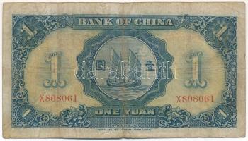 Kína 1936. 1Y "Bank of China" T:F,VG
China 1936. 1 Yuan "Bank of China" C:F,VG
...